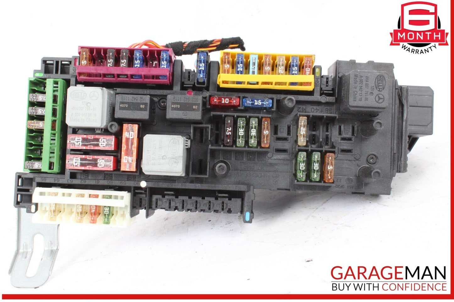 10-18 Mercedes W212 E550 Rear Fuse Relay Box SAM Signal Acquisition Assembly OEM