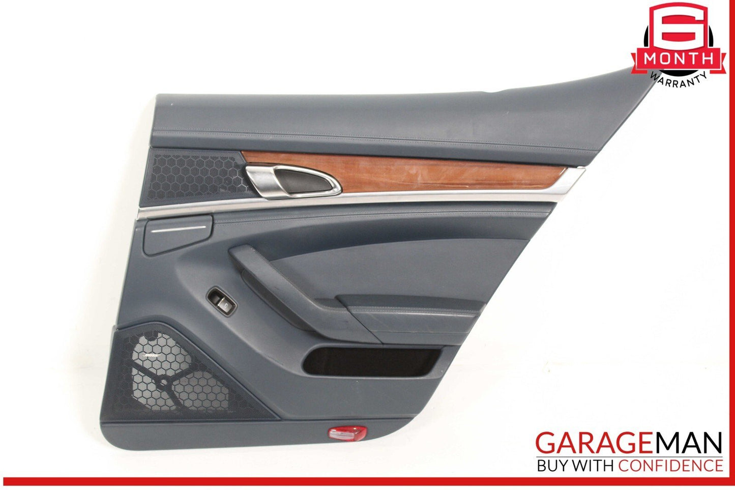 10-16 Porsche Panamera 970 Rear Right Side Interior Door Panel Leater OEM