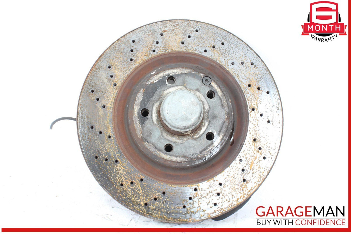 05-07 Mercedes W203 C230 Rear Right Spindle Knuckle w/ Brake Rotor Disc Drilled