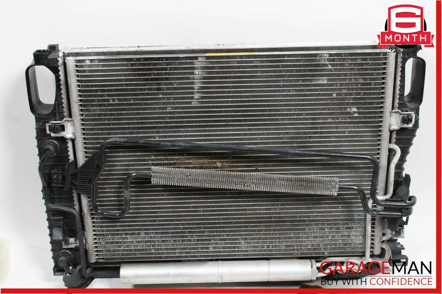03-06 Mercedes CLS500 E500 Engine Motor Radiator AC A/C Condenser Assembly