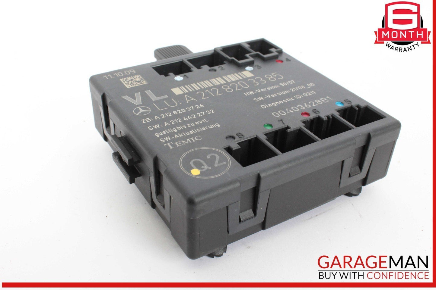 08-18 Mercedes W204 C300 SLK350 E400 Front Left Side Door Control Module OEM