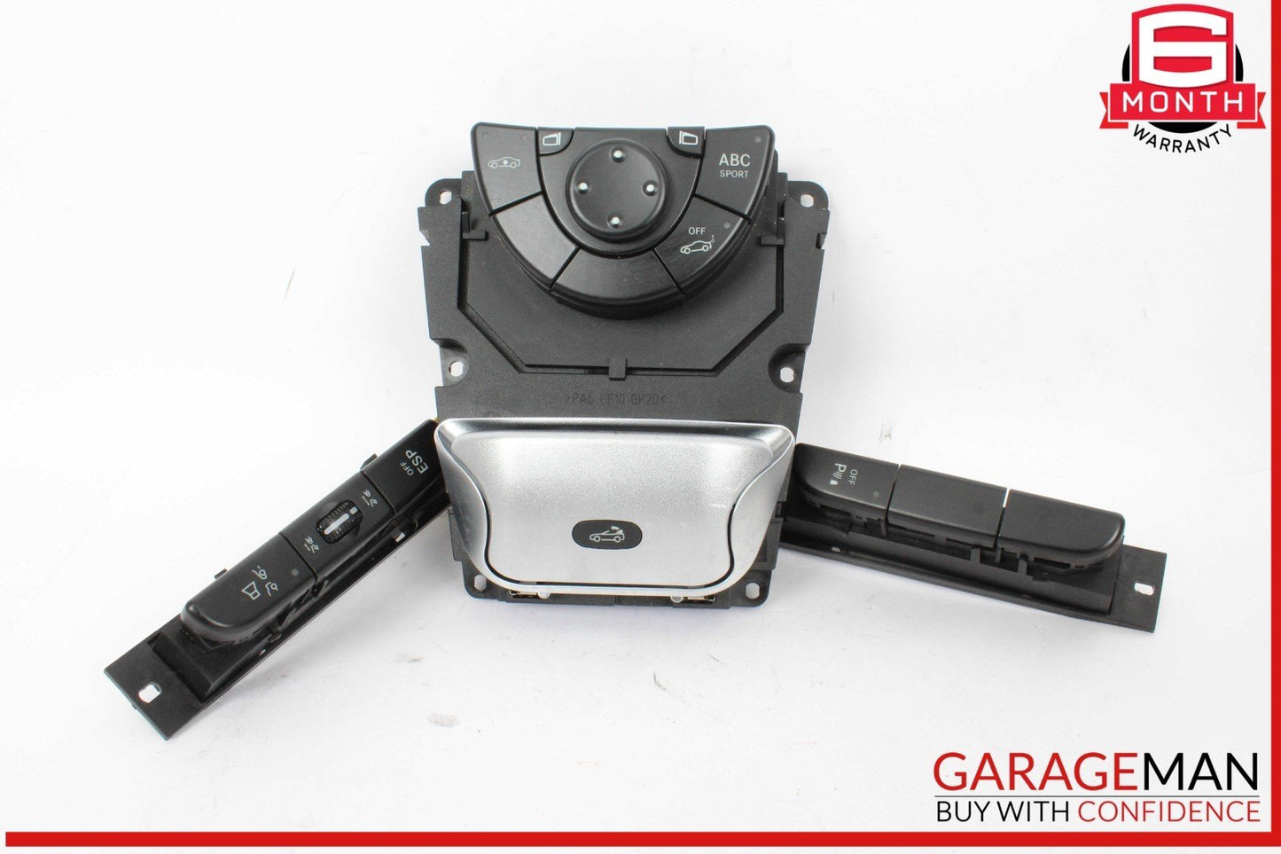 07-12 Mercedes R230 SL550 Convertible Top Roof ABC Mirror Control Switch OEM
