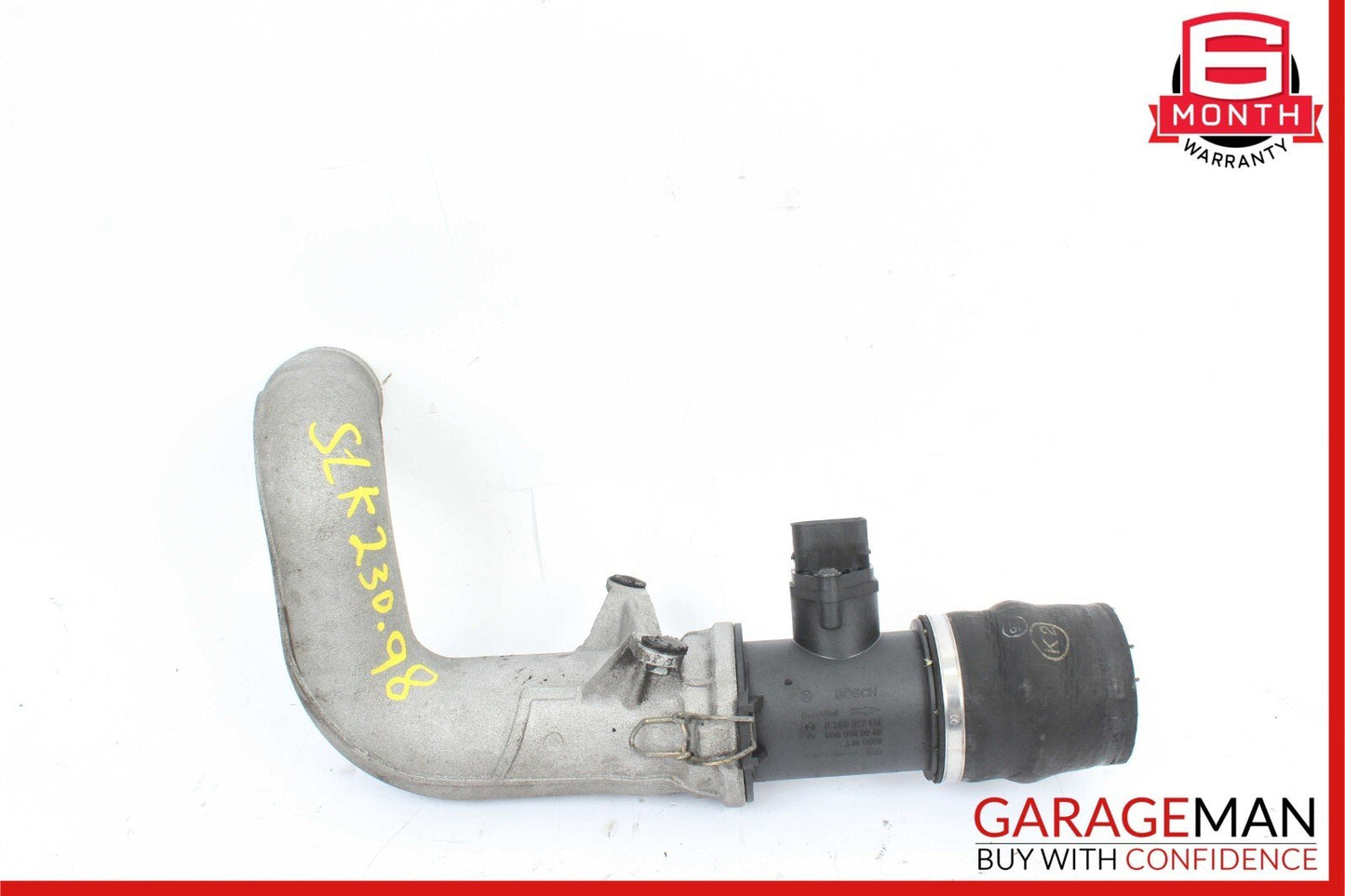 97-04 Mercedes R170 SLK230 C230 Air Intake Pipe w/ Mass Air Flow Sensor OEM