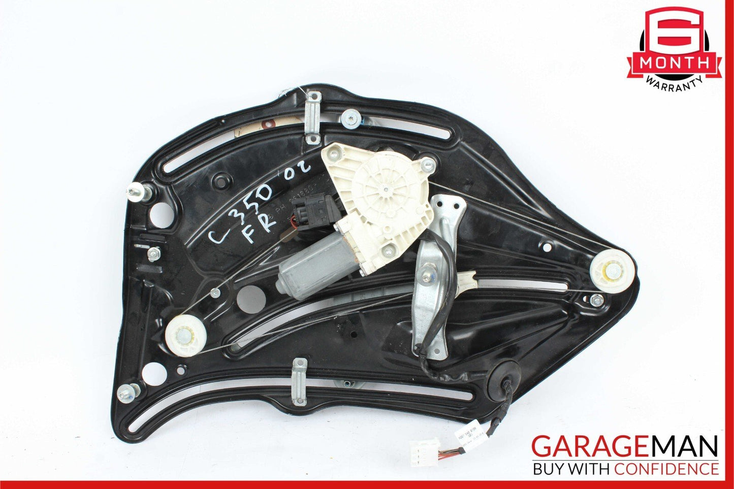 10-16 Mercedes W207 E350 Rear Right Window Regulator Motor Plate Frame Assy