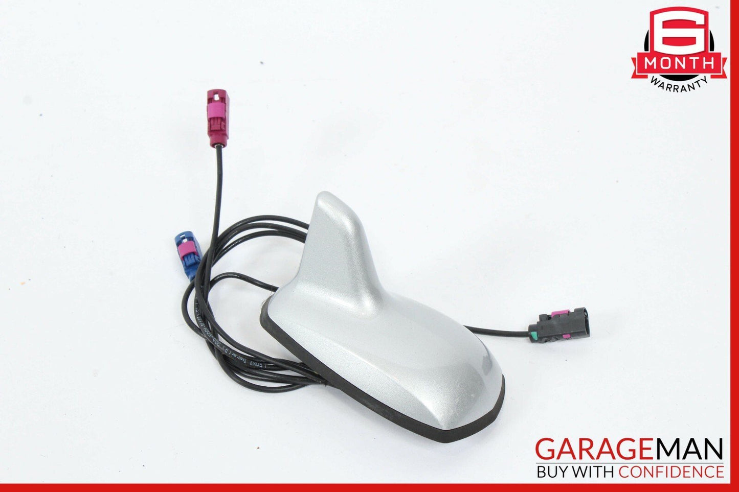 07-13 Mercedes W221 S400 S600 S63 AMG Top Shark Fin Antenna Roof GPS Silver OEM