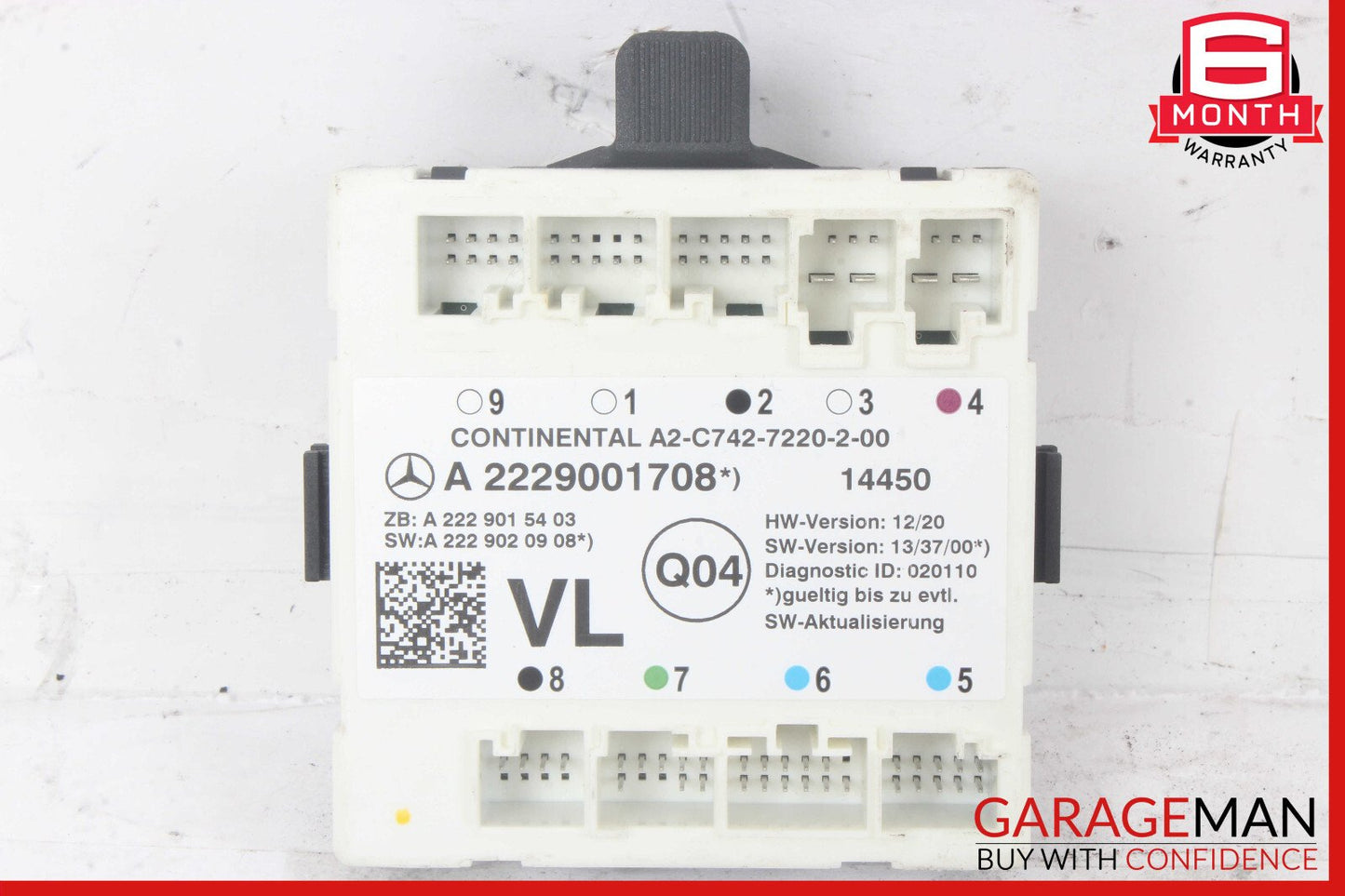 15-18 Mercedes W205 C300 C350e Front Left Side Door Control Module Unit OEM