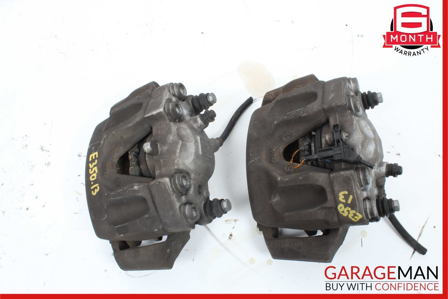 08-18 Mercedes W212 E350 C350 Front Brake Calipers Left and Right Set of 2 Pc