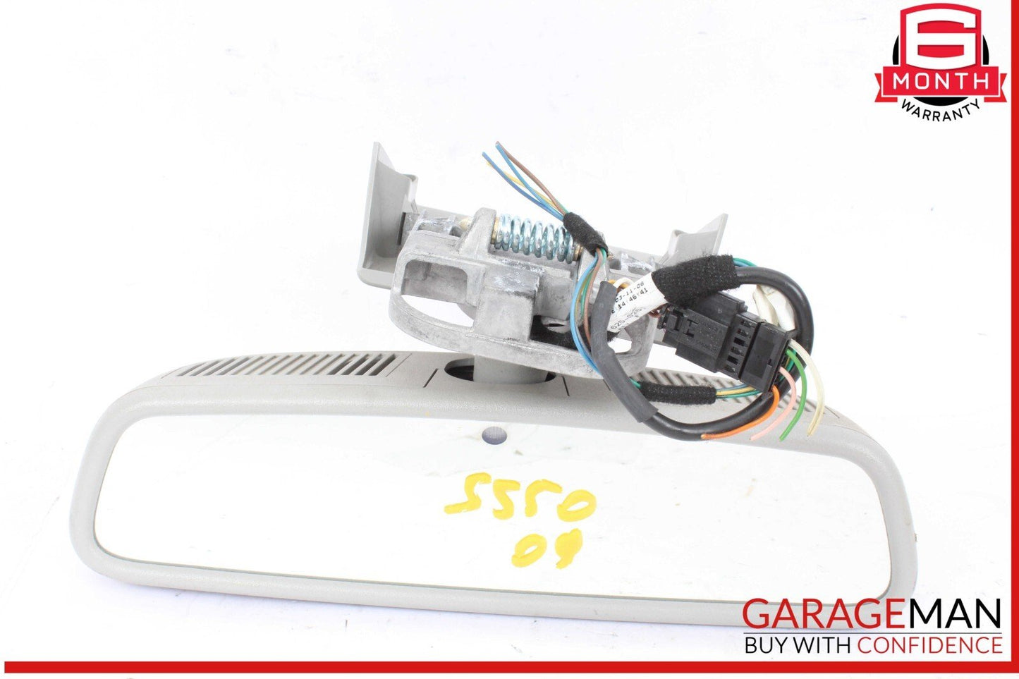 07-13 Mercedes W221 S550 S63 AMG Interior Top Upper Rear View Mirror OEM