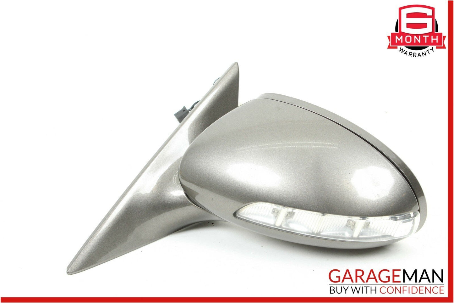 06-08 Mercedes W219 CLS500 CLS550 Front Left Side Mirror Door Rear View Gray OEM