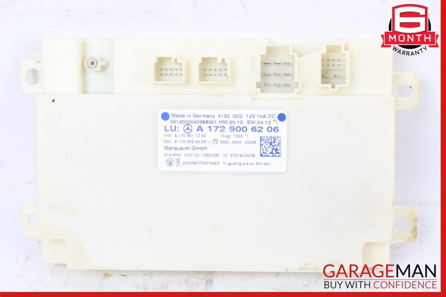 10-15 Mercedes W218 CLS550 C300 Keyless Go Entry Control Module 1729007900 OEM