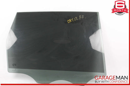 11-18 Porsche Cayenne 958 Rear Right Passenger Side Door Window Glass OEM