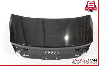 11-14 Audi A8 S8 Rear Trunk Lid Hatch Tailgate Deck Shell Black OEM