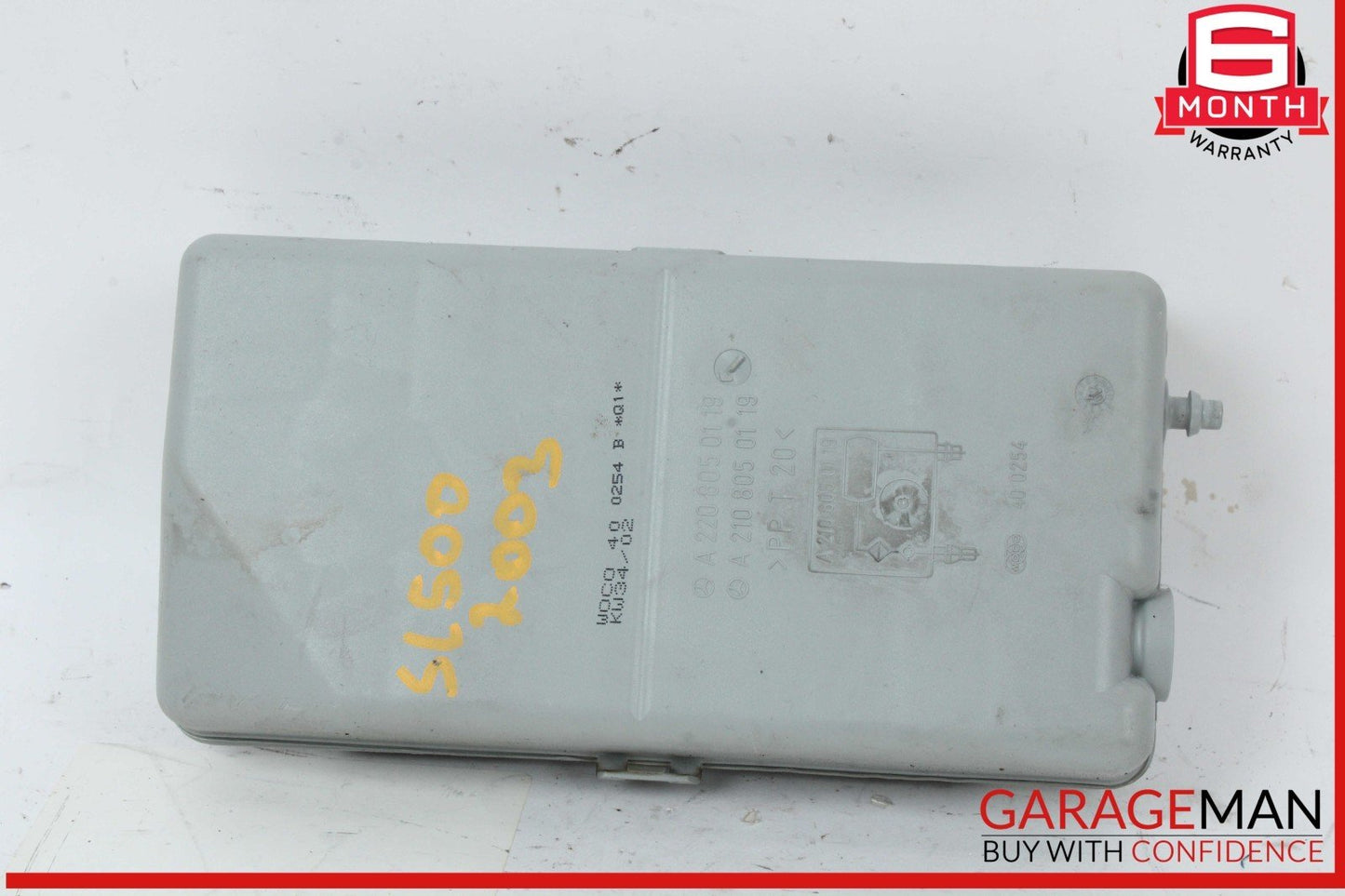 00-12 Mercedes R230 SL500 S500 Seat Vacuum Pump Reservoir Tank 2208050119 OEM