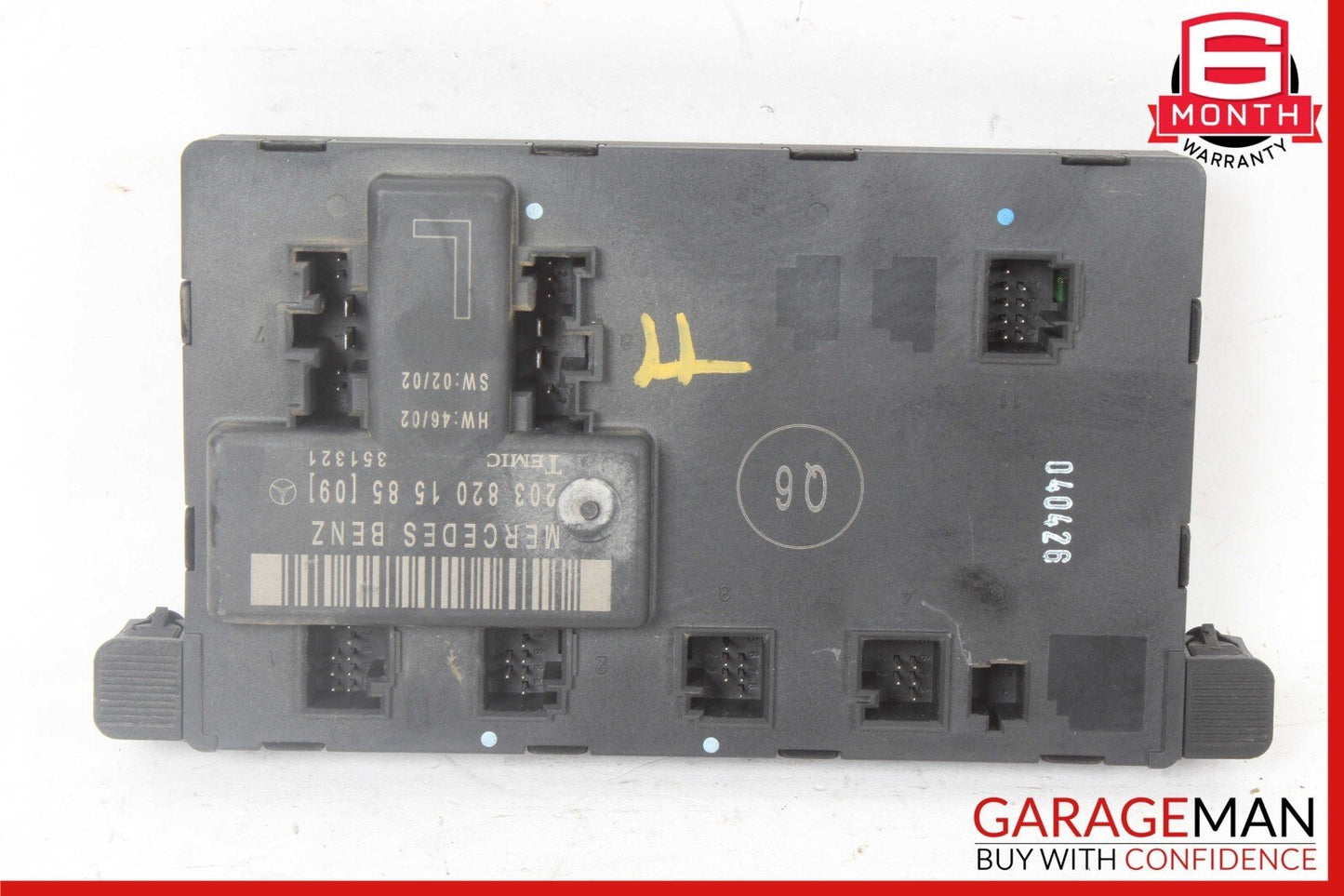 01-07 Mercedes W203 C320 C230 C280 Front Left Side Door Control Module OEM