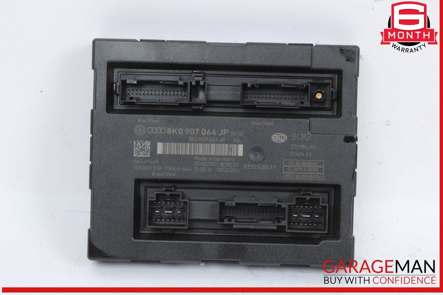 14-16 Audi SQ5 Q5 Body Comfort Control Module Unit BCM 8K0907064JP OEM