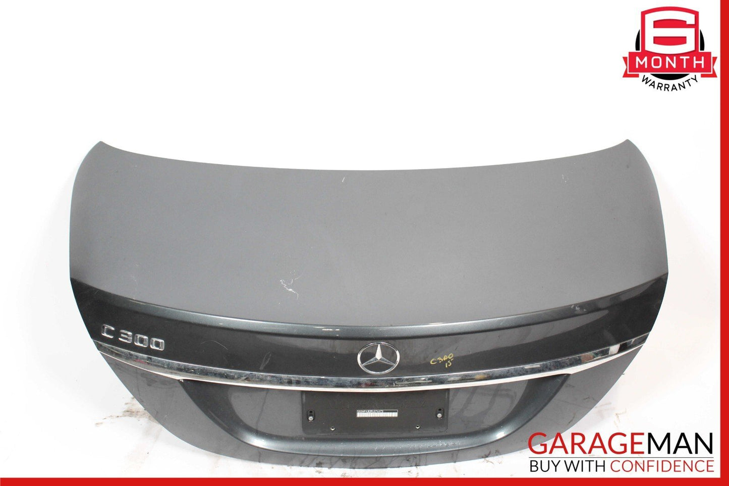 15-20 Mercedes W205 C300 Rear Trunk Lid Shell Cover Panel Black OEM