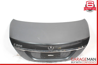 15-20 Mercedes W205 C300 Rear Trunk Lid Shell Cover Panel Black OEM