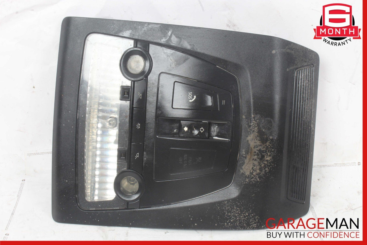 12-18 BMW 640i 650i F06 Front Overhead Console Dome Lamp Light Panel OEM