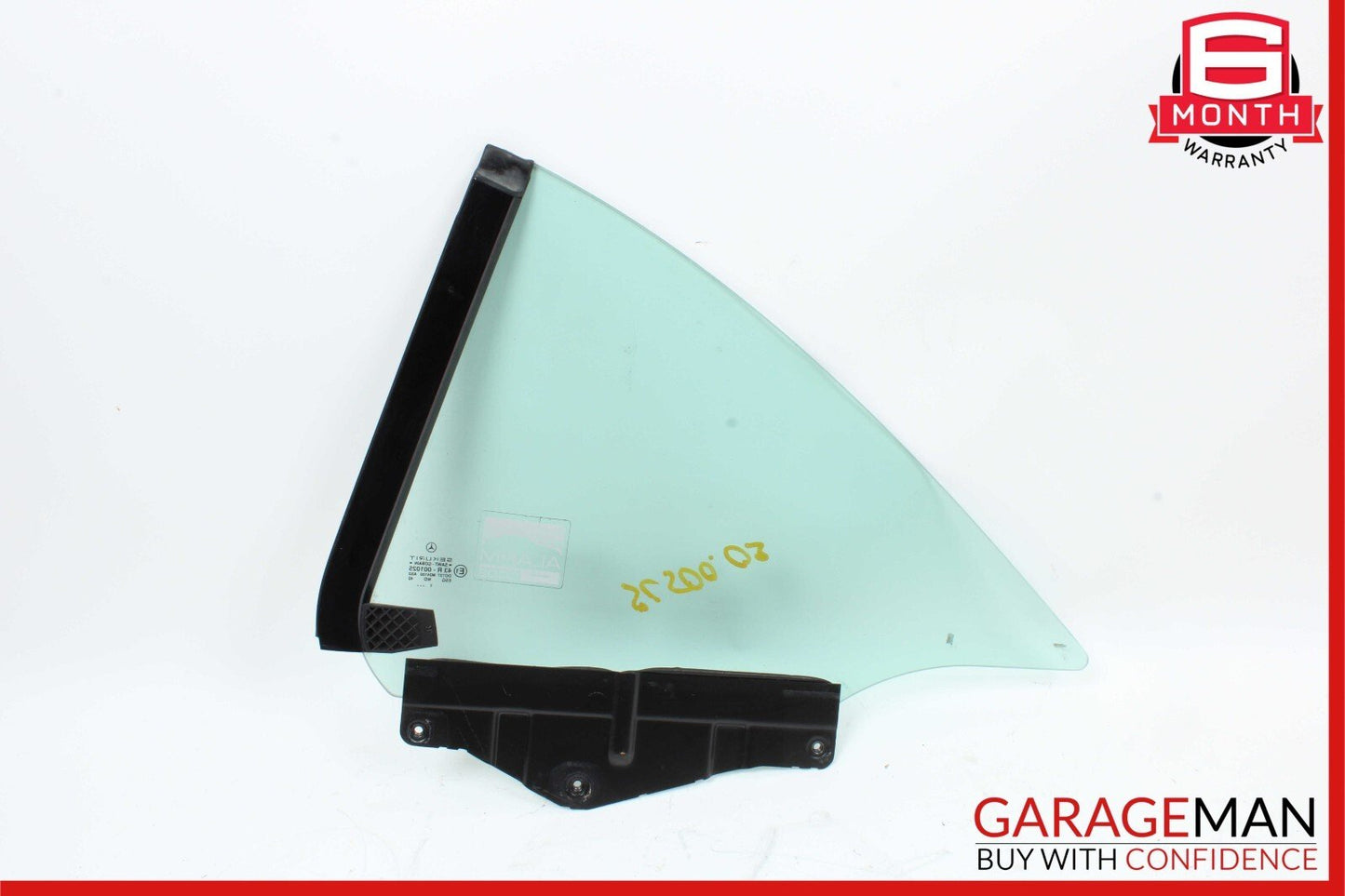 03-12 Mercedes R230 SL500 SL550 SL55 AMG Rear Left Side Quarter Window Glass OEM
