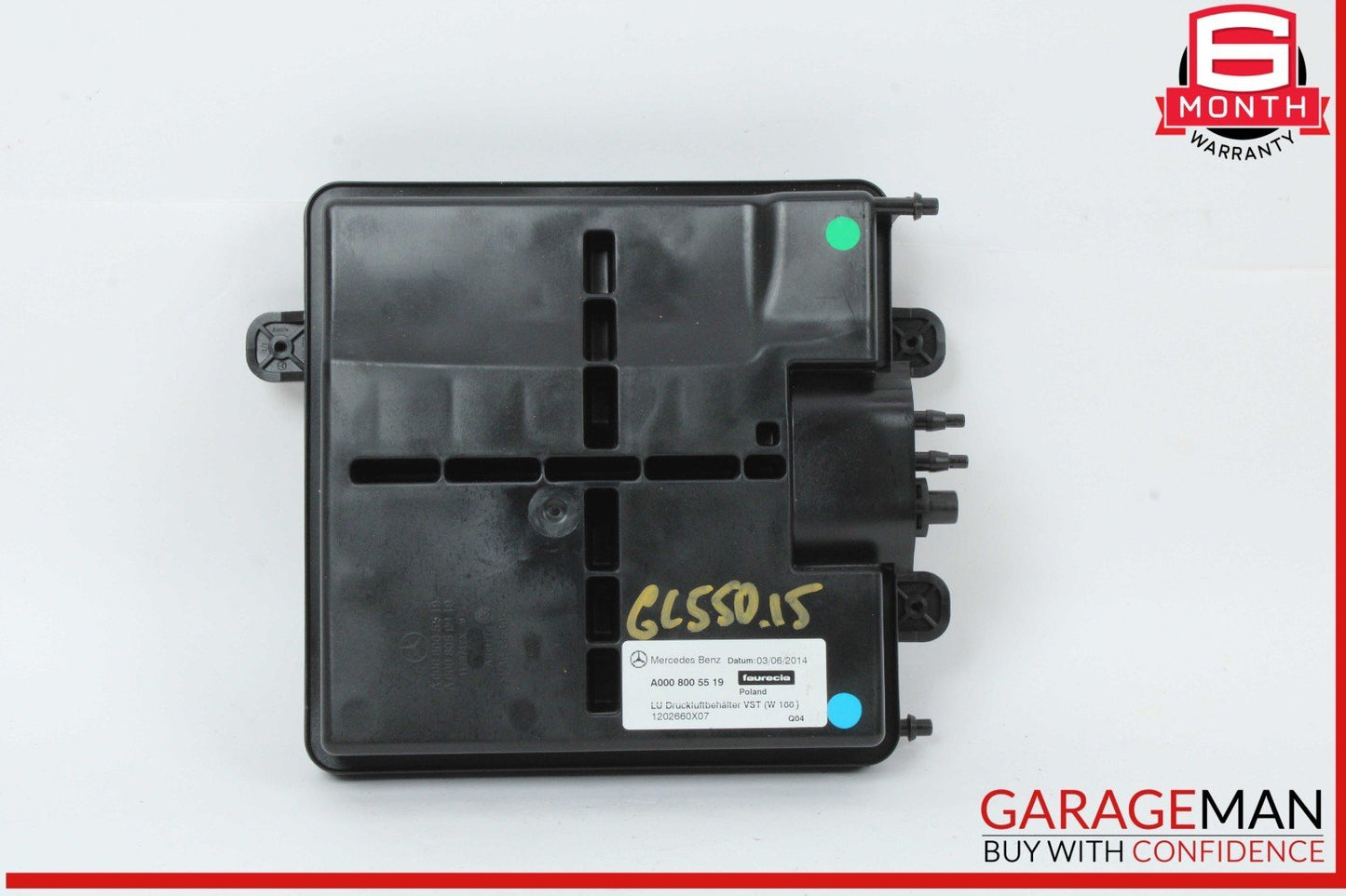 13-16 Mercedes X166 GL550 GL450 Dynamic Seat Pressure Tank 0008005519 OEM