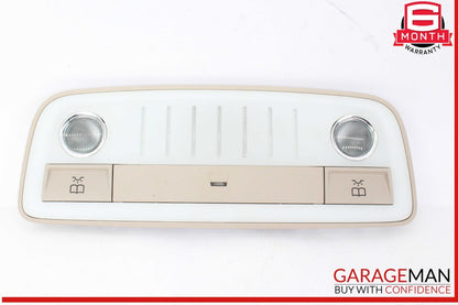 10-18 Mercedes W212 E350 Rear Overhead Dome Light Beige 2128205001 OEM