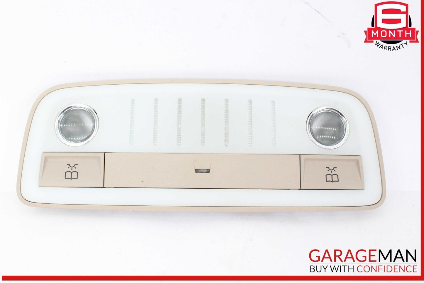 10-18 Mercedes W212 E350 Rear Overhead Dome Light Beige 2128205001 OEM