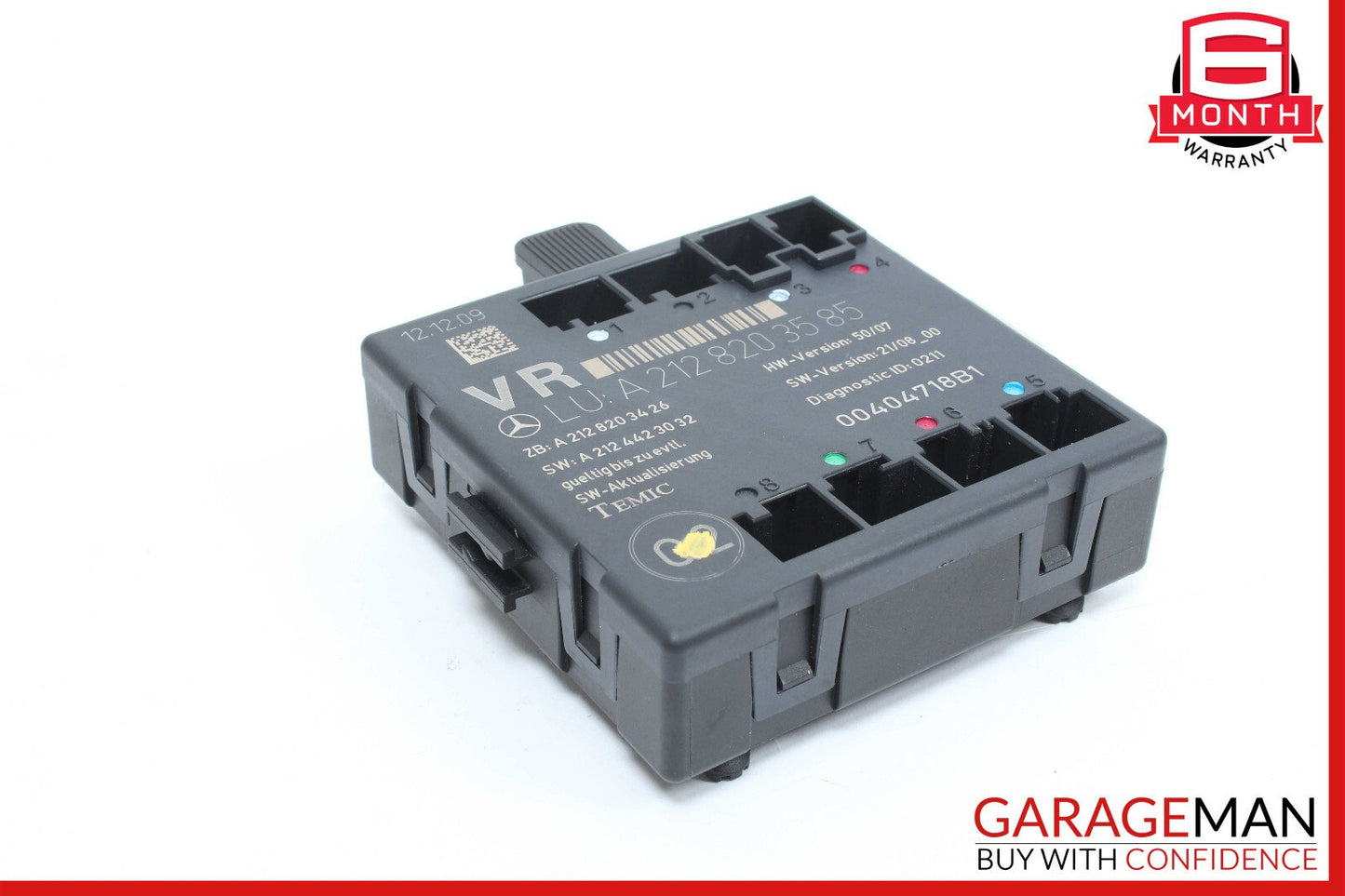08-14 Mercedes W204 C300 Front Right Passenger Side Door Control Module OEM