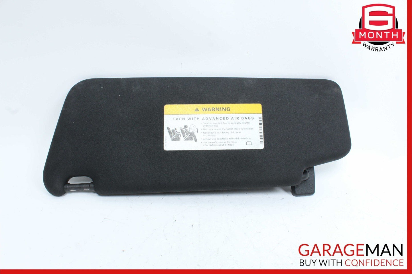 08-14 Mercedes W204 C300 Front Right Side Sun Visor Sunvisor Shade Black OEM