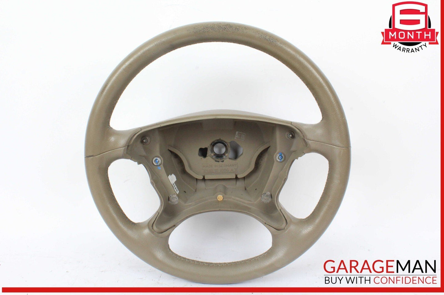 05-08 Mercedes R171 SLK350 SLK280 C230 Steering Wheel Beige OEM