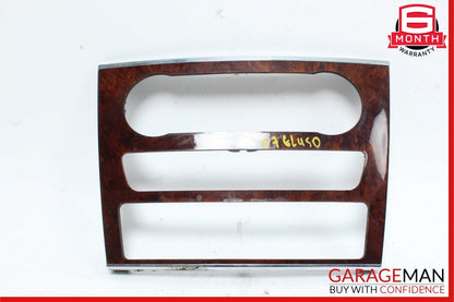 06-12 Mercedes GL450 ML350 Center Console Control Trim Bezel Cover Panel Wood