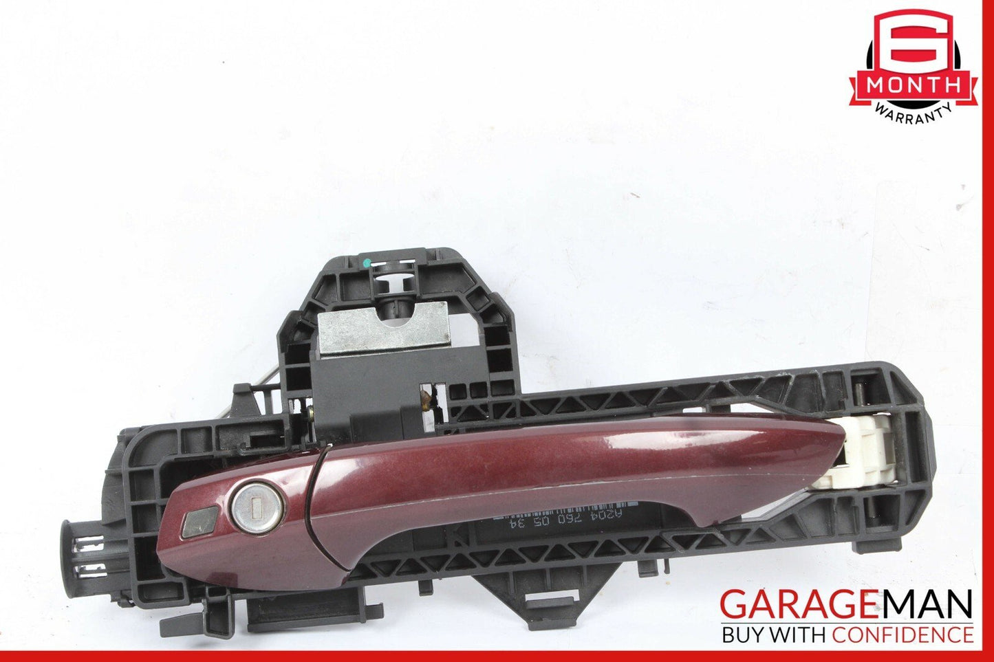 08-11 Mercedes W204 C300 C350 Front Left Driver Side Exterior Door Handle Red