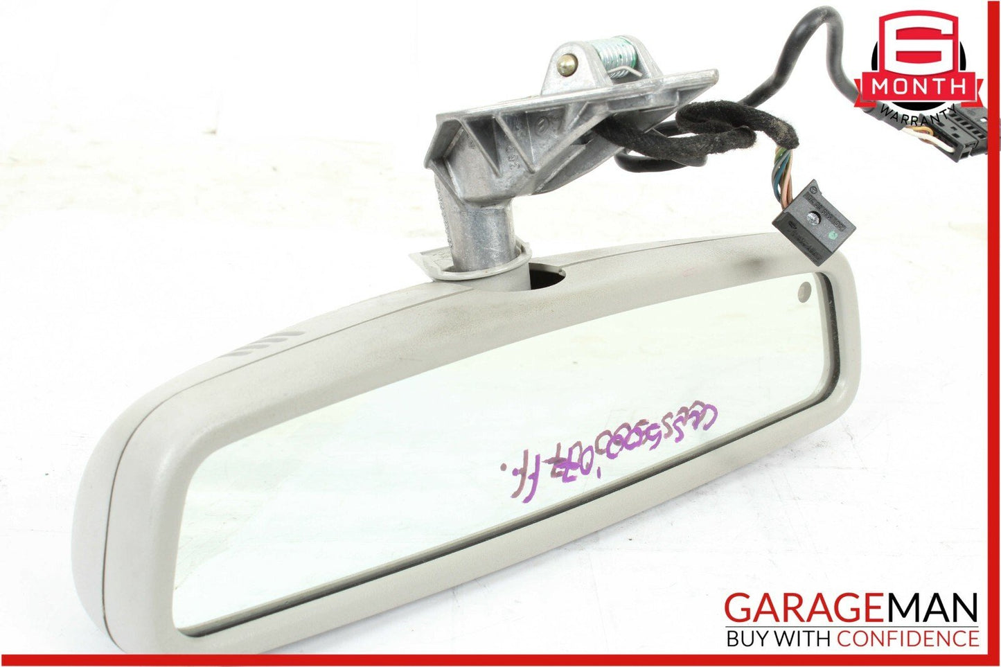 06-11 Mercedes W219 CLS500 Top Upper Rear View Mirror Auto Dimming Gray