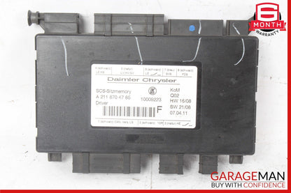 03-13 Mercedes W251 R350 GL450 GL350 Front Right Side Seat Control Module OEM