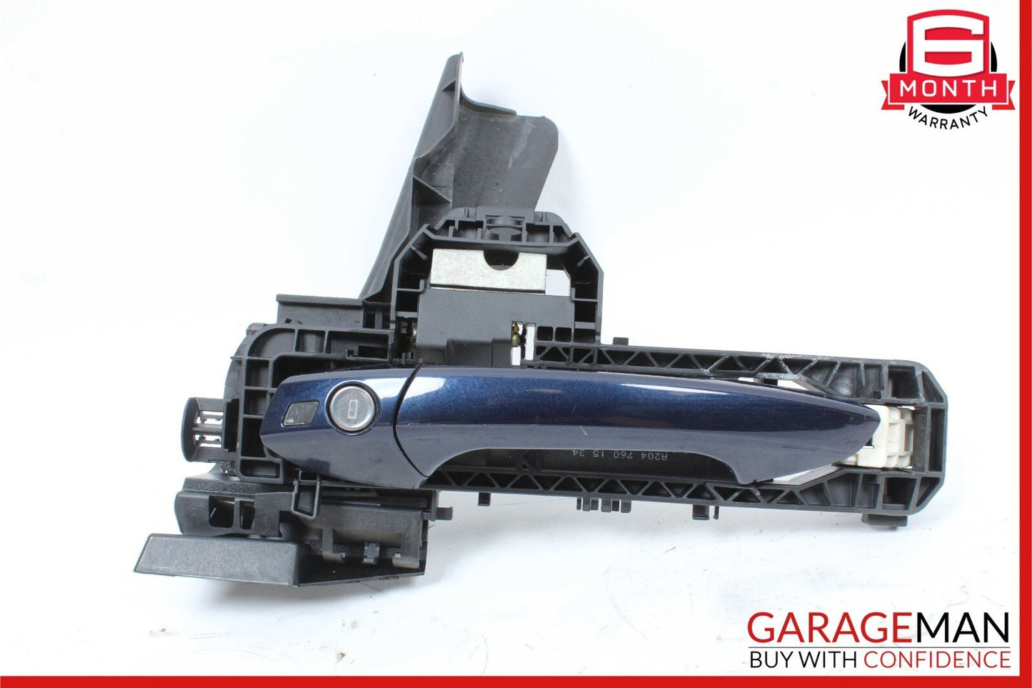 08-14 Mercedes W204 C250 Front Left Side Exterior Door Handle Assembly Blue OEM