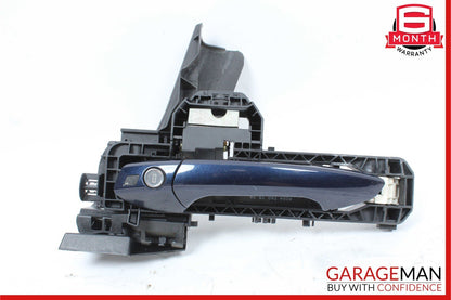 08-14 Mercedes W204 C250 Front Left Side Exterior Door Handle Assembly Blue OEM