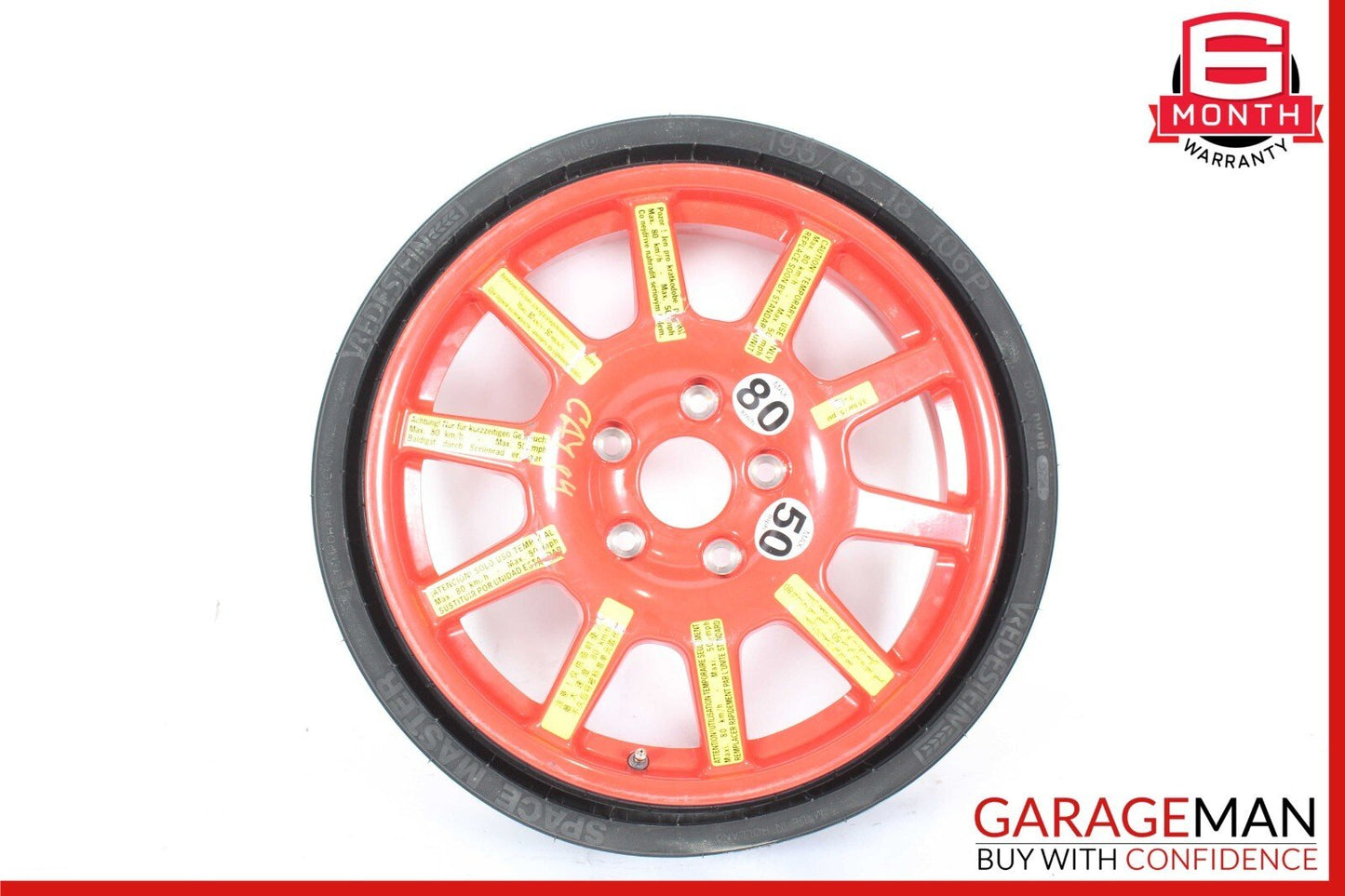 11-18 Porsche Cayenne 958 Emergency Spare Tire Wheel Rim R18 18" OEM