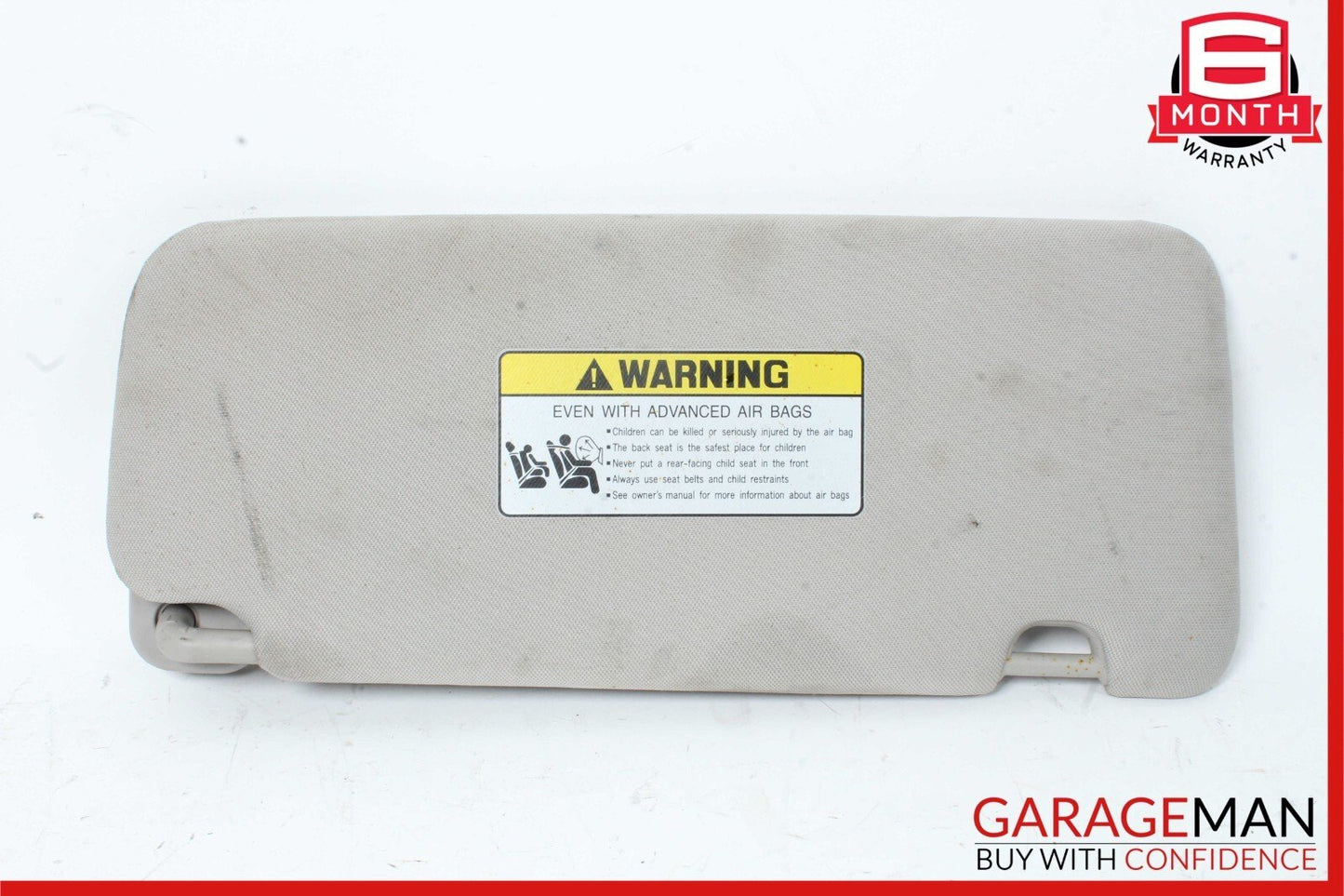19-21 Genesis G70 Front Left Driver Side Sun Visor Shade Gray OEM