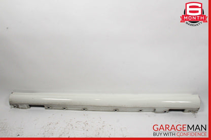 08-14 Mercedes W204 C250 AMG Sport Left Side Skirt Rocker Panel Calcite White
