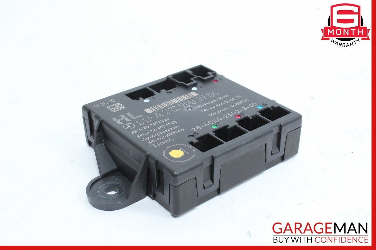 08-18 Mercedes W204 C300 CLS550 Rear Left Driver Side Door Control Module OEM