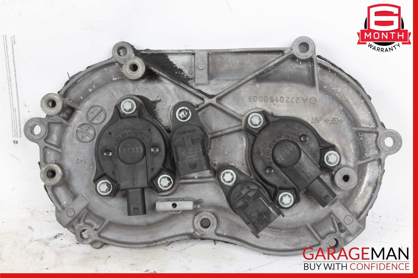 05-13 Mercedes W164 ML350 S400 Front Left Side Engine Timing Chain Cover Plate