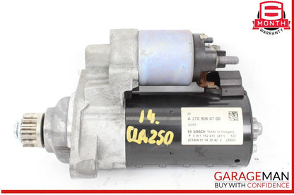 14-19 Mercedes W117 CLA250 GLA250 Engine Starter Motor 2709060700 OEM