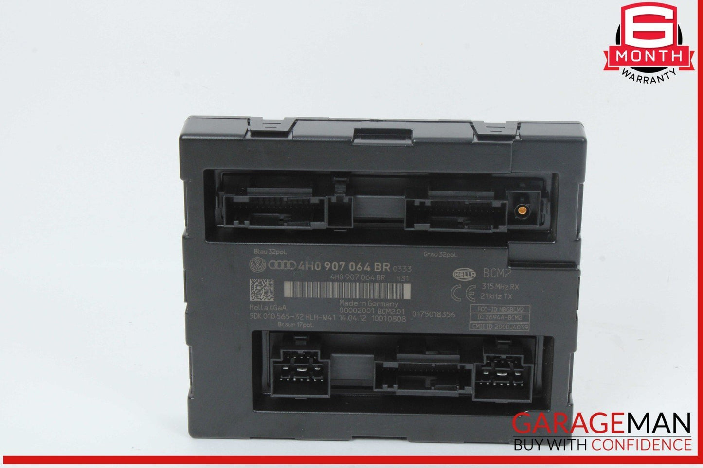 12-18 Audi A7 A6 BCM Comfort Body Control Module Unit 4H0907064BC OEM