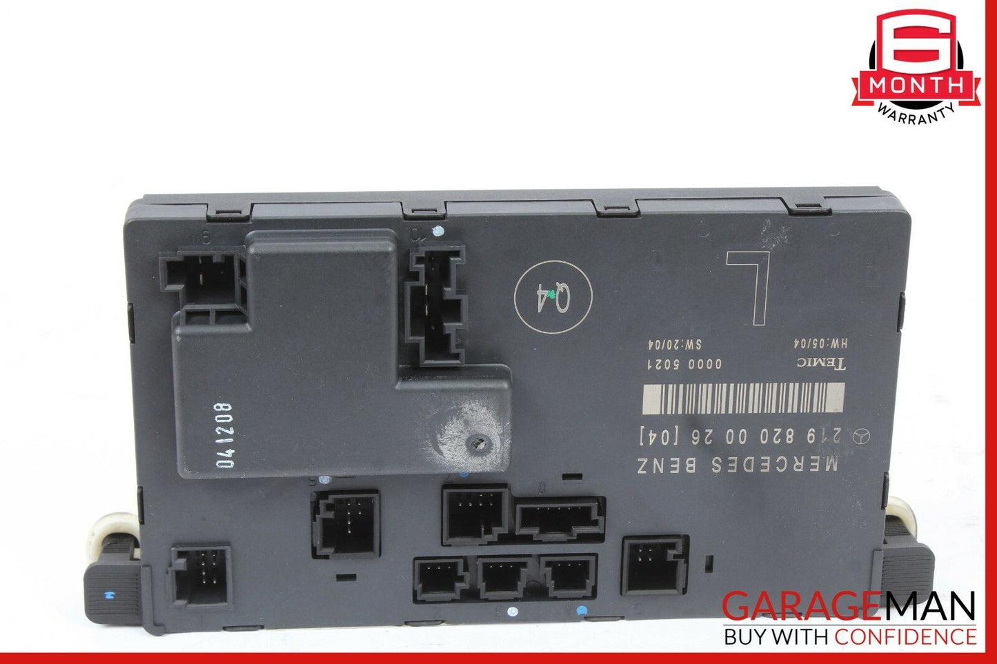 06-11 Mercedes W219 CLS500 Front Left Driver Side Door Computer Control Module