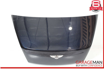 07-12 Bentley Continental GTC Convertible Trunk Lid Panel Assembly Blue OEM