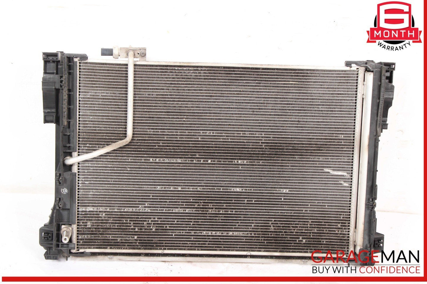 12-15 Mercedes W204 C250 M271 Engine Cooling Radiator AC Air A/C Condenser OEM