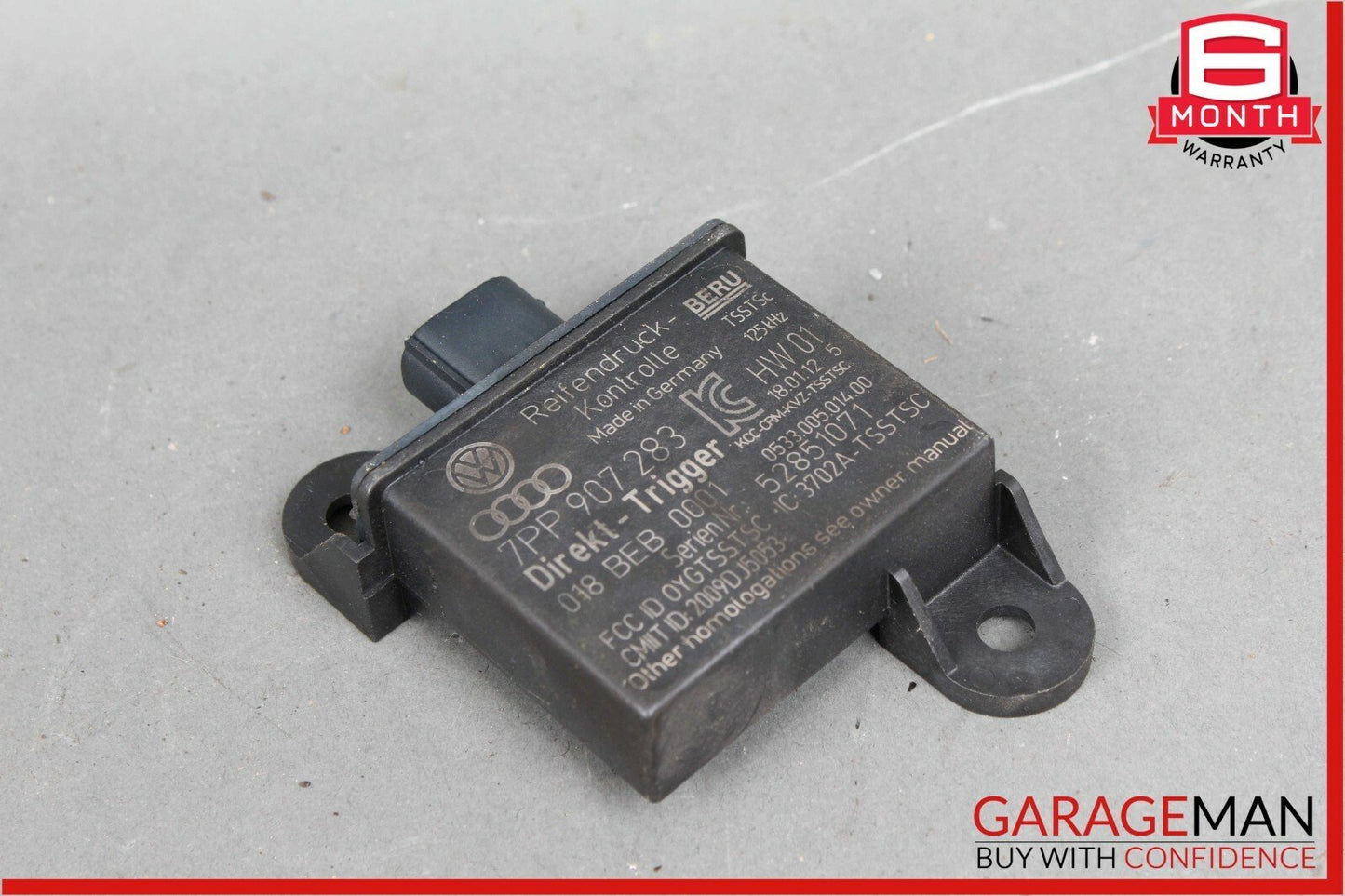 10-15 Porsche Panamera 970 TPMS Tire Pressure Control Module Unit 7PP907283