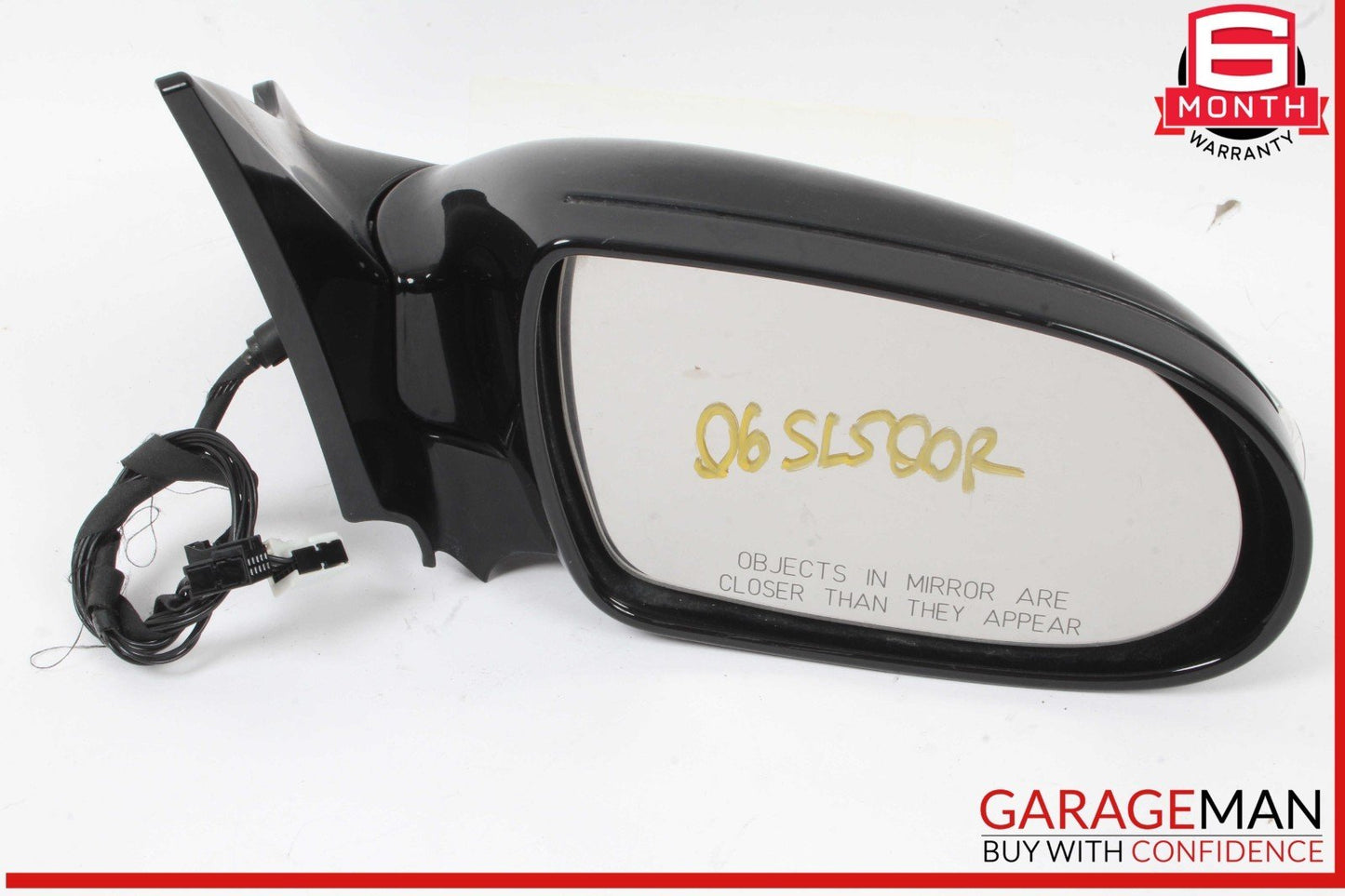04-08 Mercedes R230 SL500 SL550 Front Right Side Door Rear View Mirror OEM