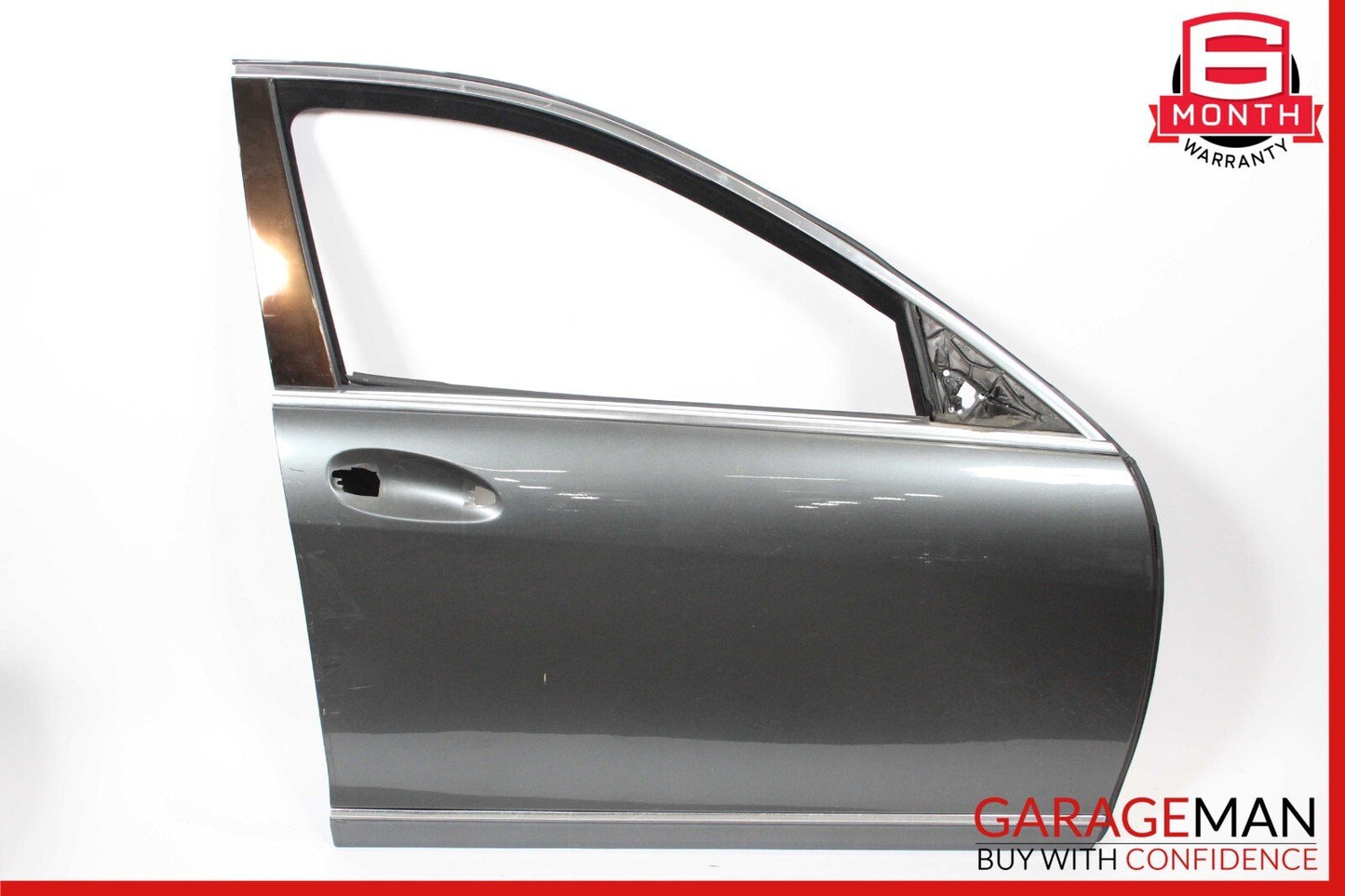 07-13 Mercedes W221 S550 Front Right Side Exterior Door Shell Designo Graphite