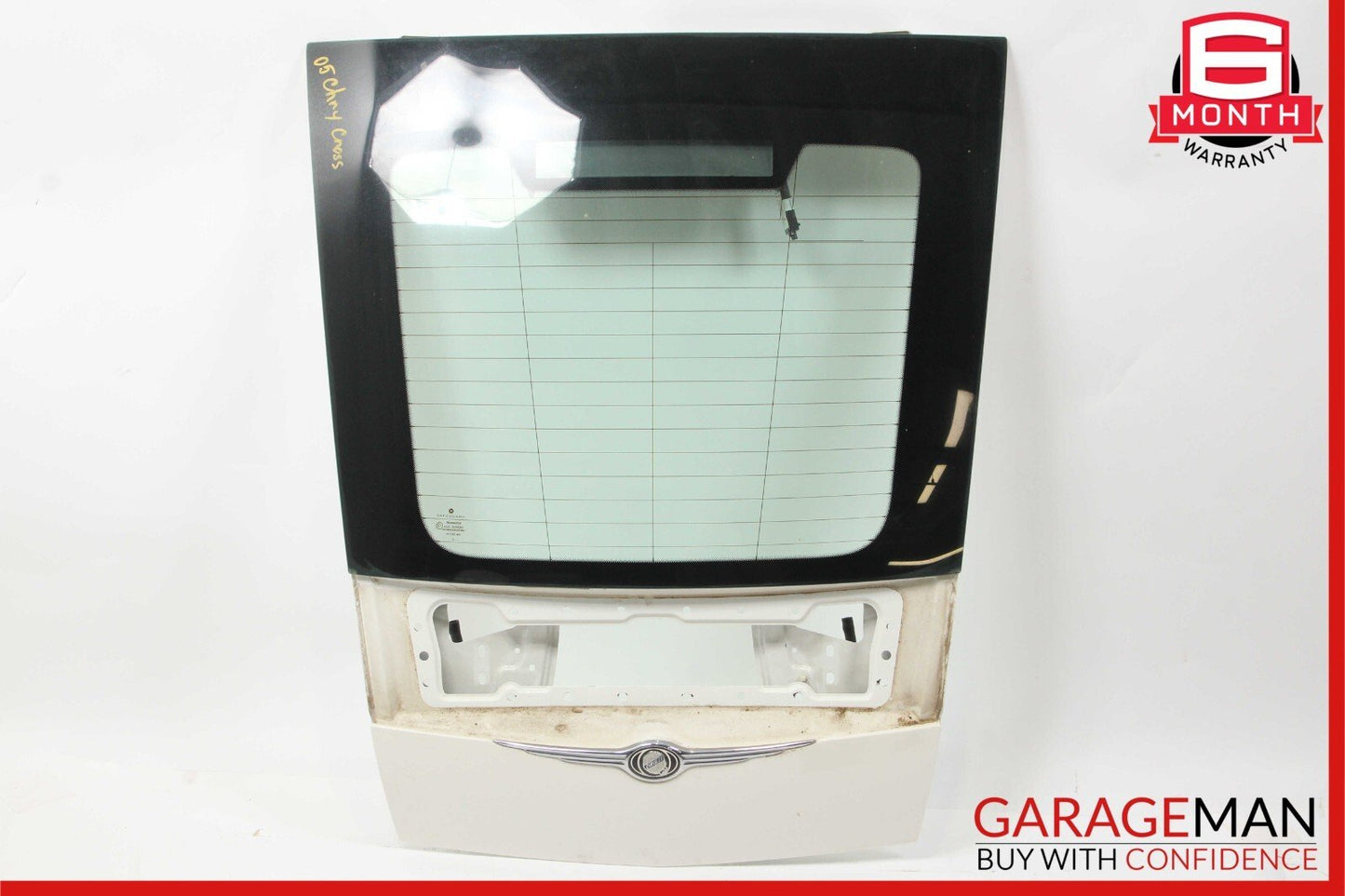 04-08 Chrysler Crossfire Rear Window Glass Trunk Tail Lift Hatch Gate Lid Panel