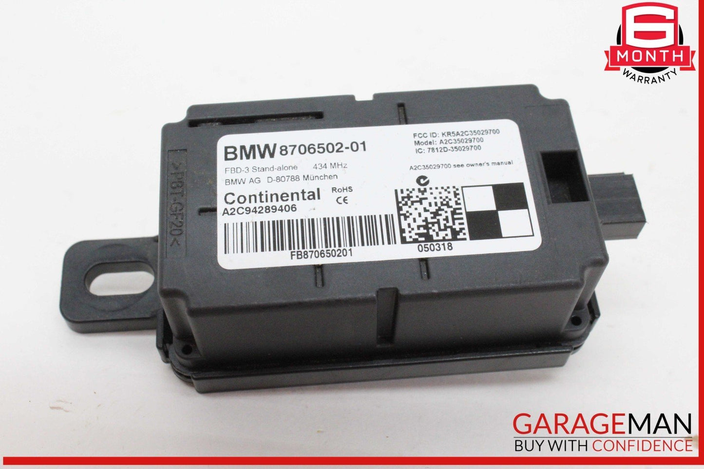 14-18 BMW X5 F15 X3 X4 X6 Remote Radio Receiver Control Module Unit 8706502 OEM